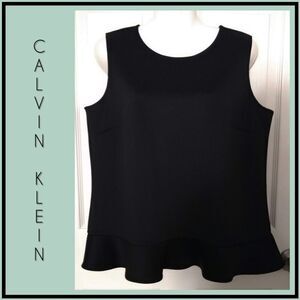 Calvin Klein Black Tunic Top